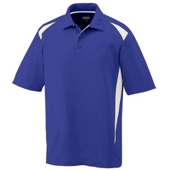 Augusta 5012A Adult Premier Sport Shirt - Purple & White; Extra Large, Augusta Medical Systems Llc, Mfr#: 5012A_Purple/ White_XL